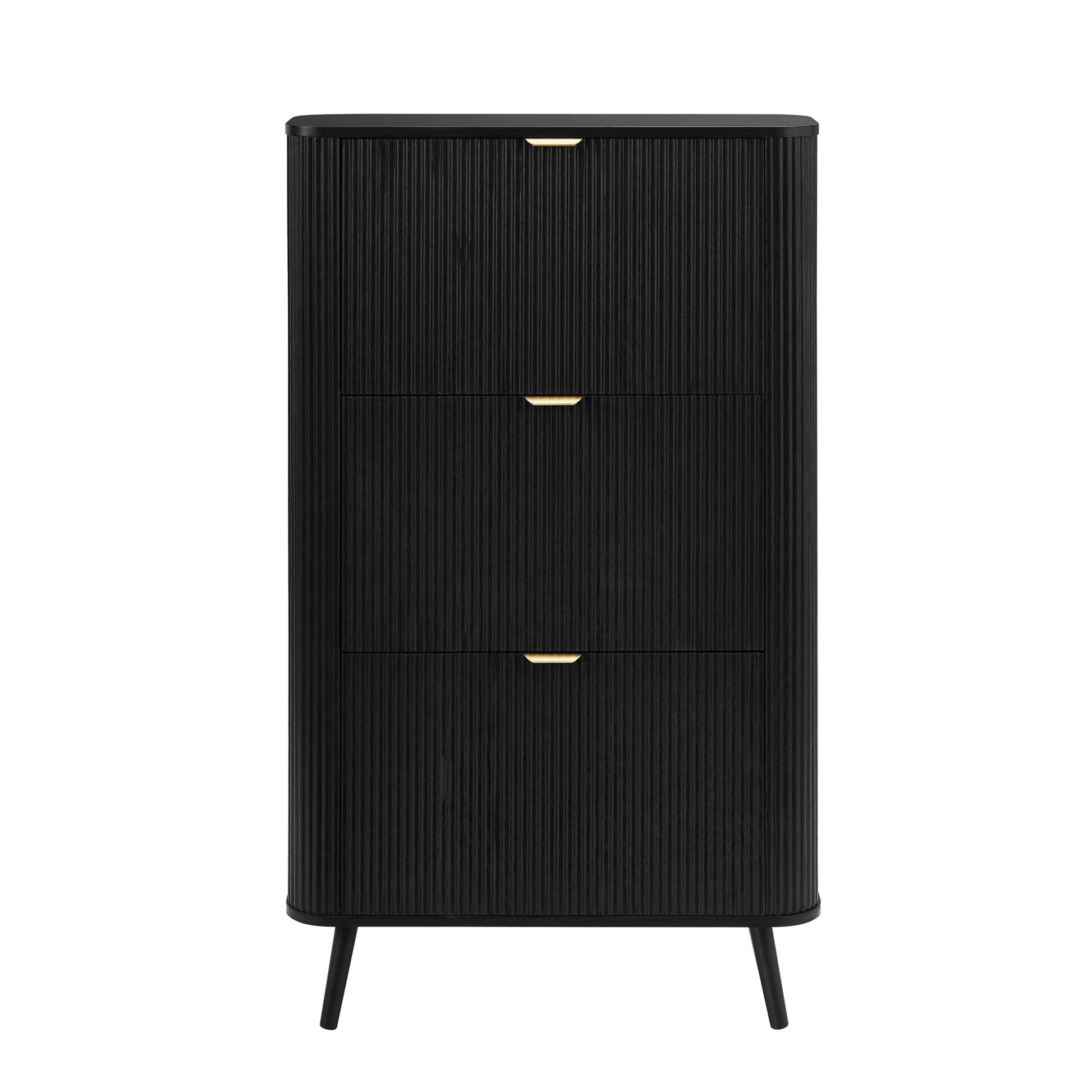 Hattie Shoe Cabinet - Black - DUSK