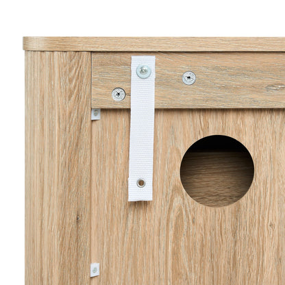 Hattie Shoe Cabinet - Light Wood - DUSK