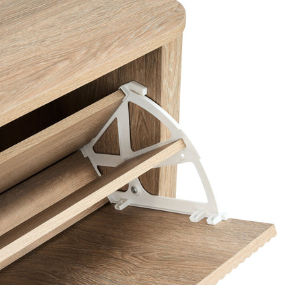 Hattie Shoe Cabinet - Light Wood - DUSK