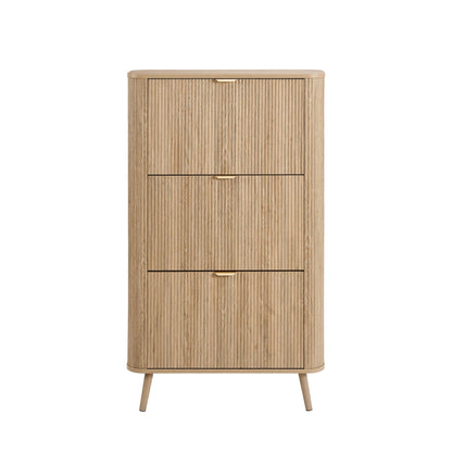 Hattie Shoe Cabinet - Light Wood - DUSK