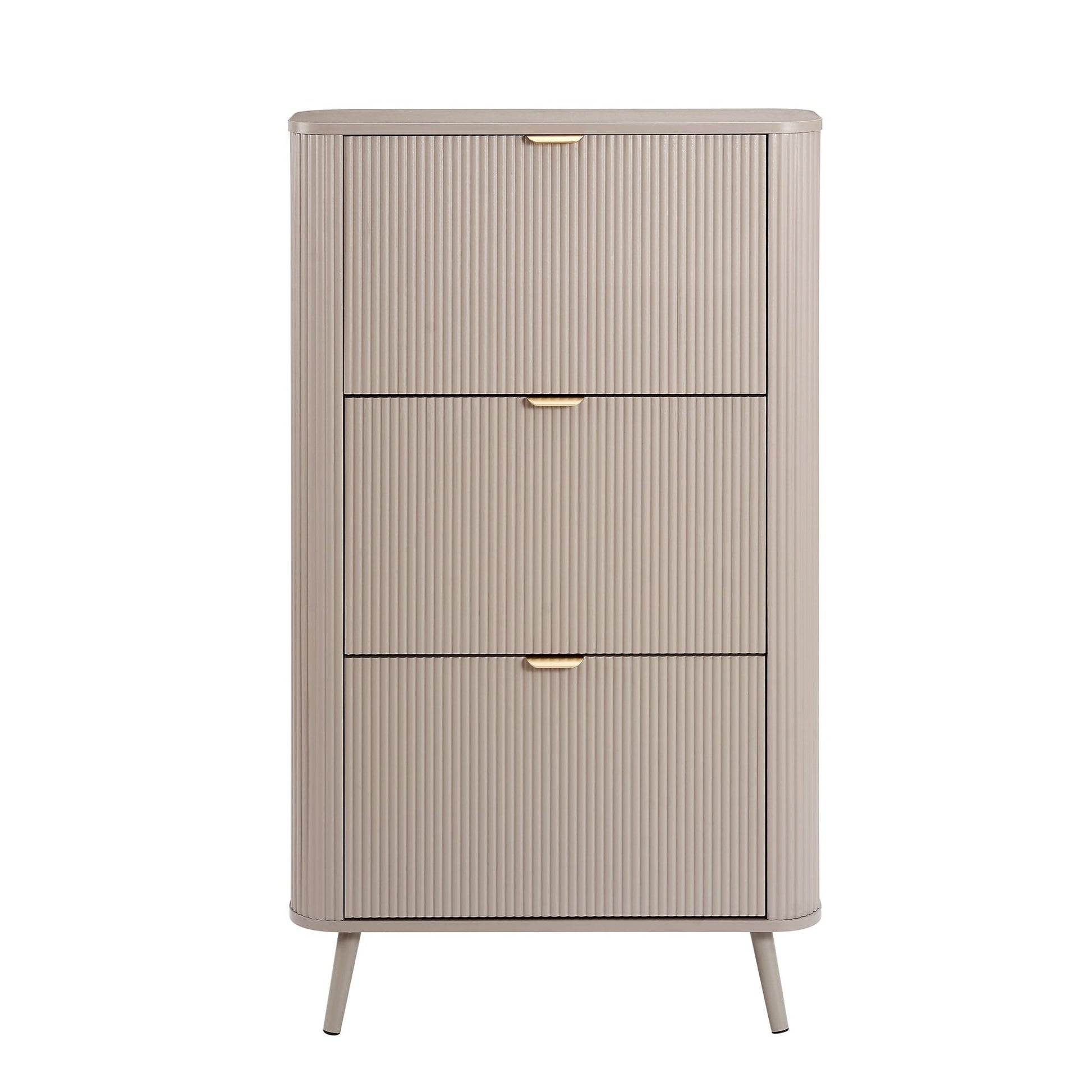 Hattie Shoe Cabinet - Taupe - DUSK