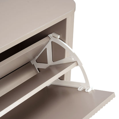 Hattie Shoe Cabinet - Taupe - DUSK
