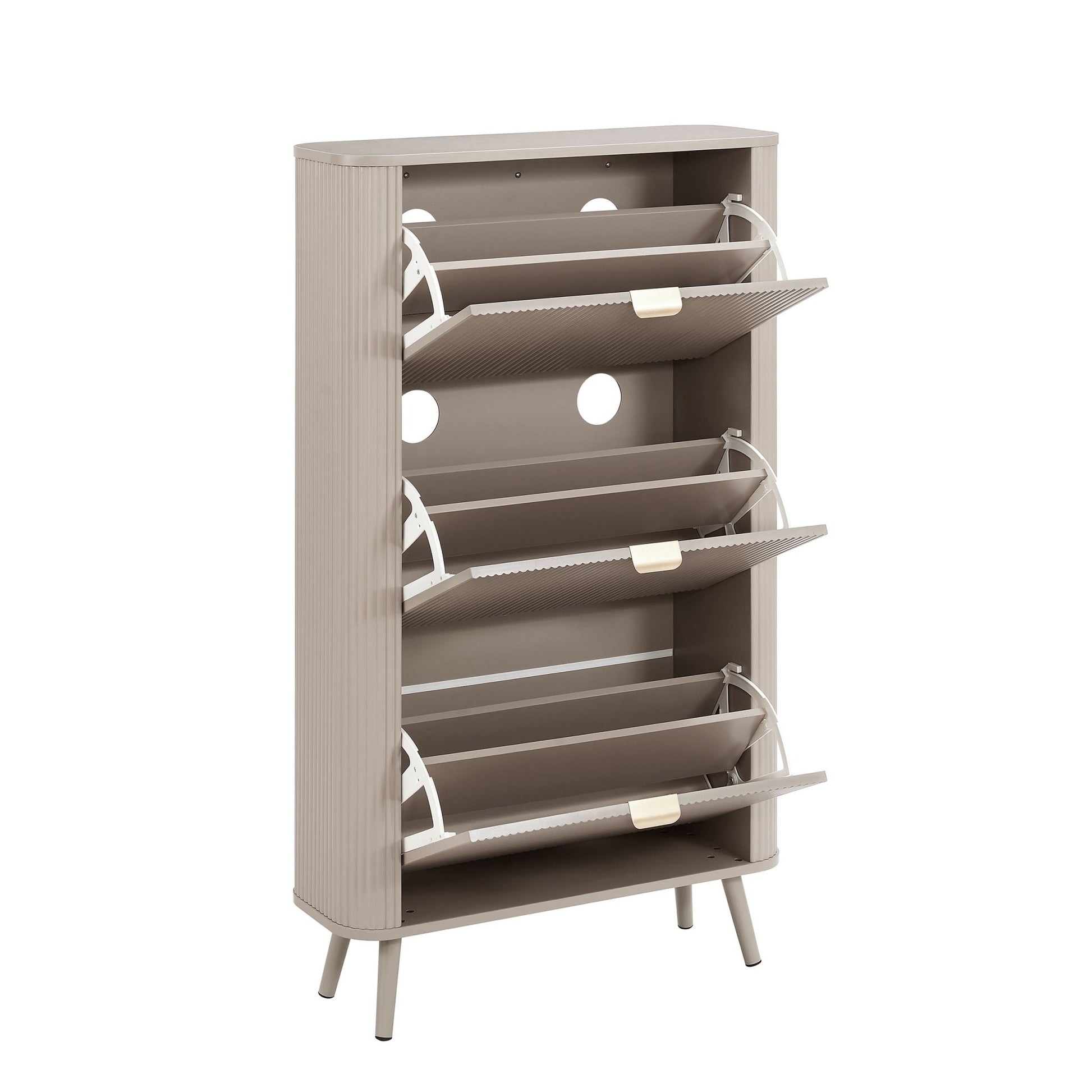Hattie Shoe Cabinet - Taupe - DUSK