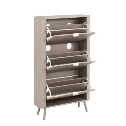 Hattie Shoe Cabinet - Taupe - DUSK