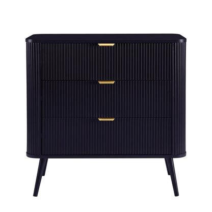 Hattie Small 3 Drawer Chest - Midnight - DUSK