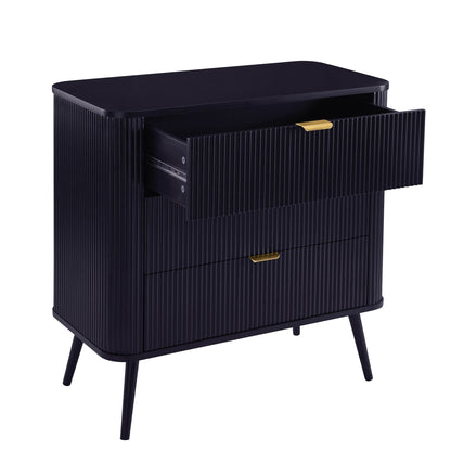 Hattie Small 3 Drawer Chest - Midnight - DUSK