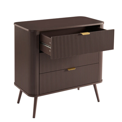 Hattie Small 3 Drawer Chest - Mocha - DUSK