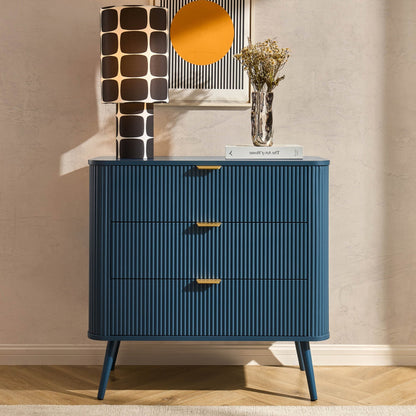 Hattie Small 3 Drawer Chest - Teal - DUSK