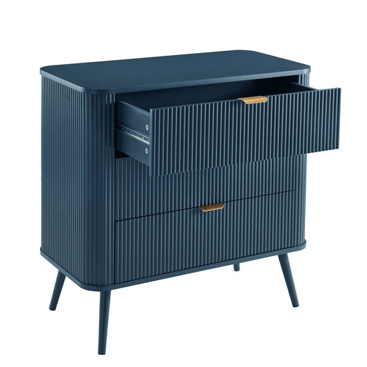 Hattie Small 3 Drawer Chest - Teal - DUSK