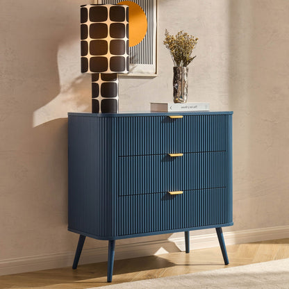 Hattie Small 3 Drawer Chest - Teal - DUSK