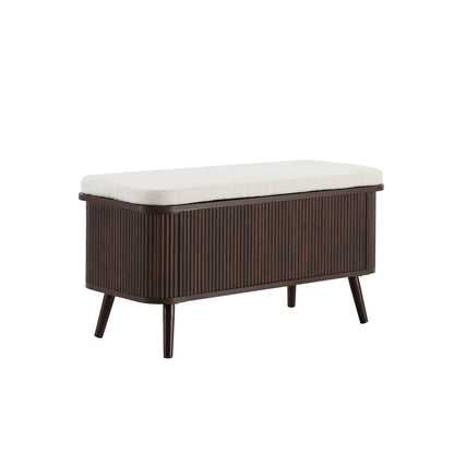Hattie Storage Bench - Walnut - DUSK