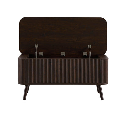 Hattie Storage Bench - Walnut - DUSK