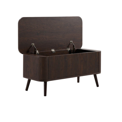 Hattie Storage Bench - Walnut - DUSK