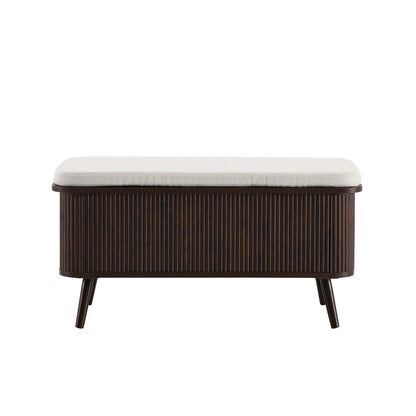 Hattie Storage Bench - Walnut - DUSK