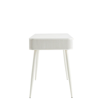 Hattie Storage Dressing Table - Warm White - DUSK