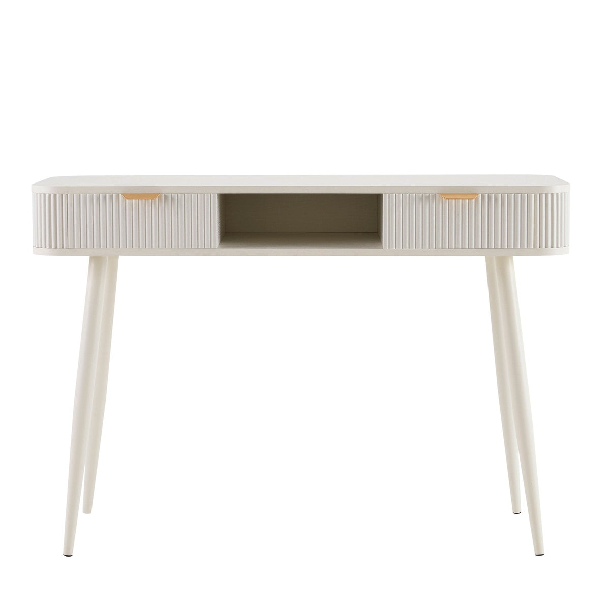 Hattie Storage Dressing Table - Warm White - DUSK
