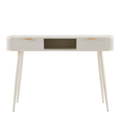 Hattie Storage Dressing Table - Warm White - DUSK