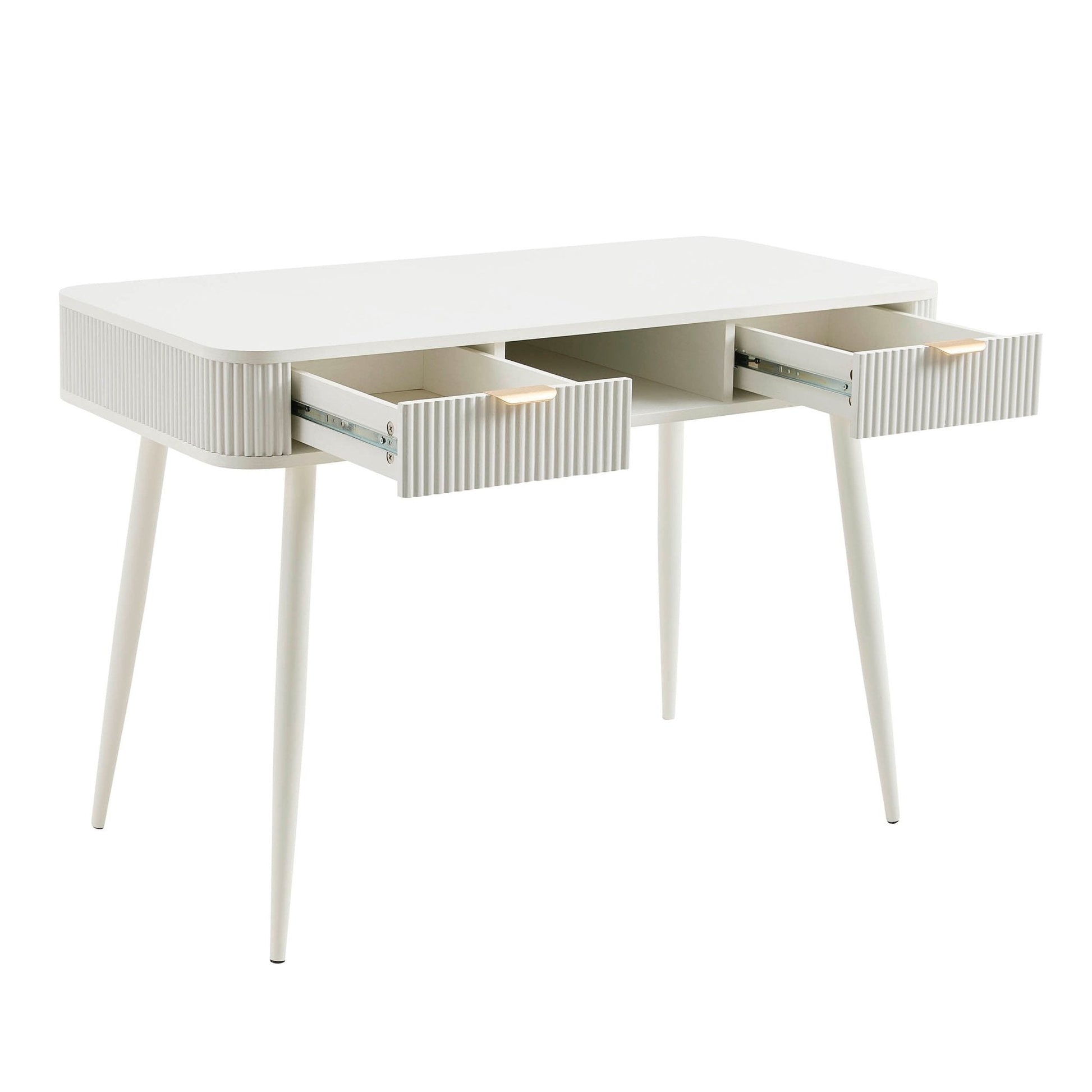 Hattie Storage Dressing Table - Warm White - DUSK