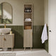 Hattie Tall Bathroom Storage Cabinet - Oyster - DUSK