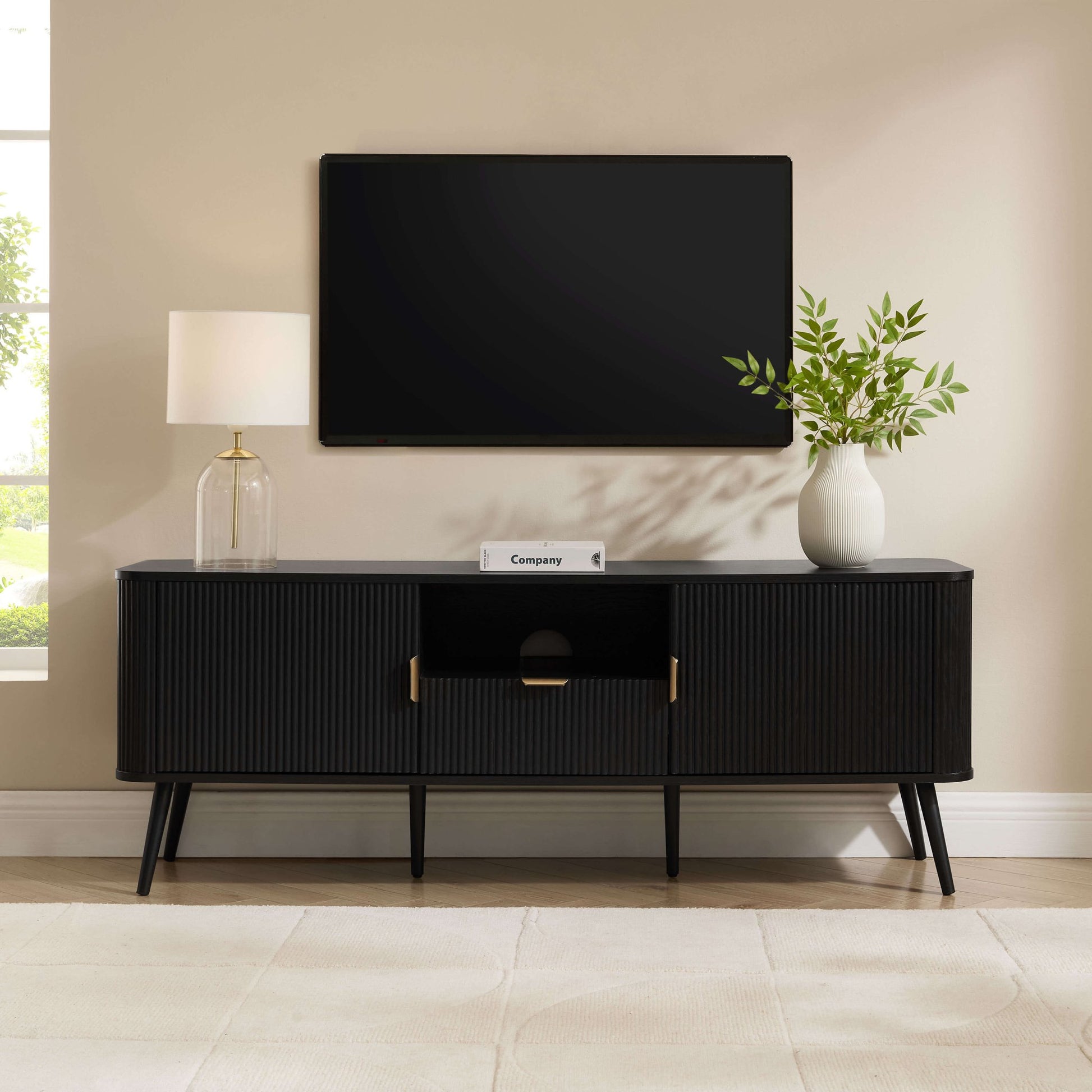 Hattie TV Unit - Black - DUSK