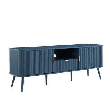 Hattie TV Unit for TVs up to 65" - Teal - DUSK