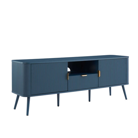 Hattie TV Unit for TVs up to 65" - Teal - DUSK