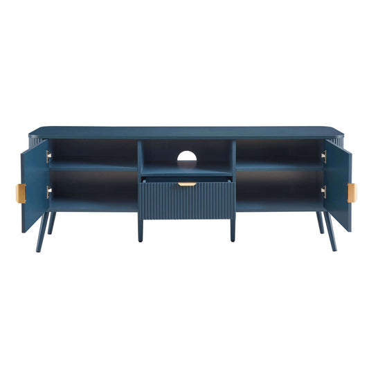 Hattie TV Unit for TVs up to 65" - Teal - DUSK