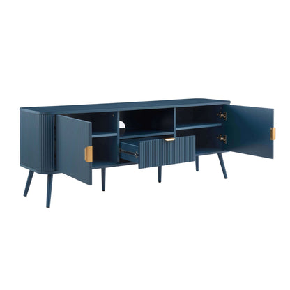 Hattie TV Unit for TVs up to 65" - Teal - DUSK