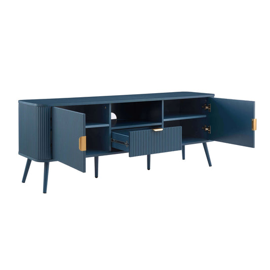 Hattie TV Unit for TVs up to 65" - Teal - DUSK