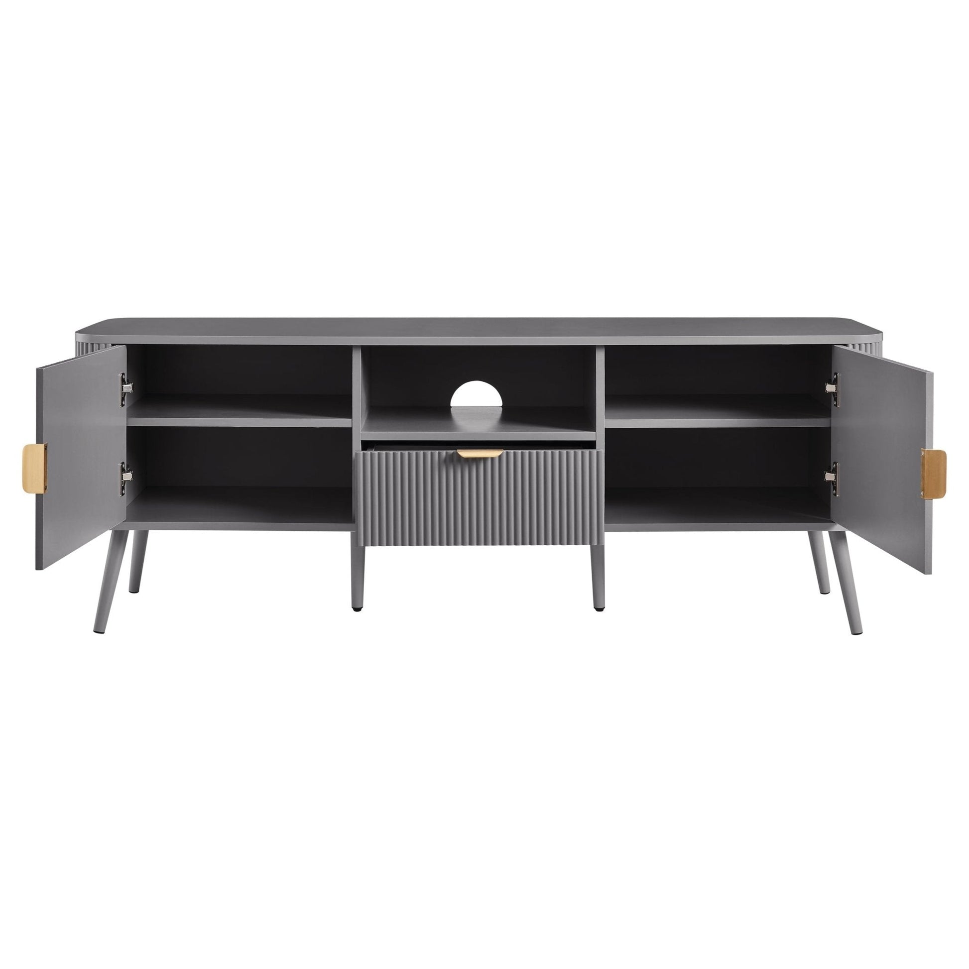 Hattie TV Unit - Light Grey - DUSK