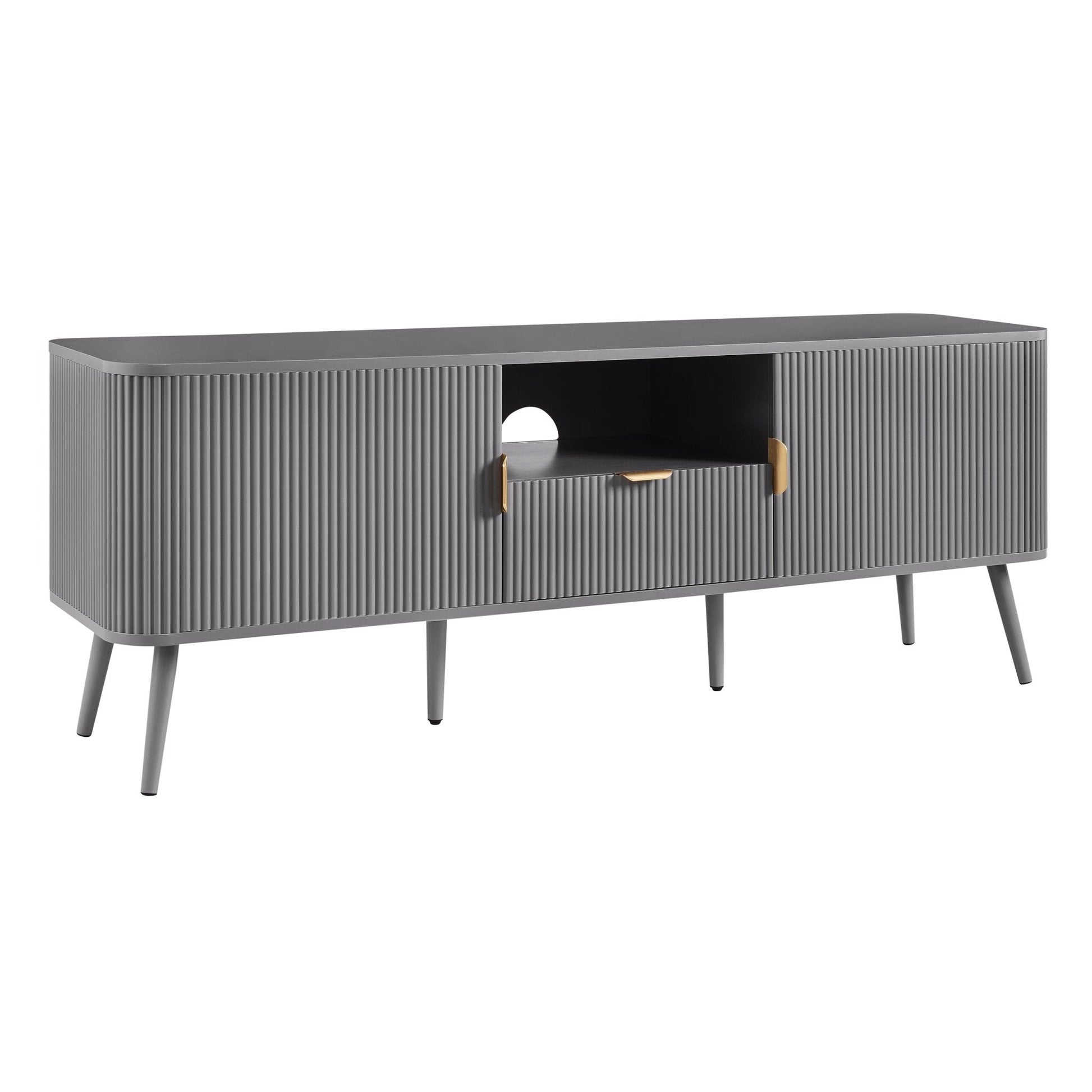 Hattie TV Unit - Light Grey - DUSK