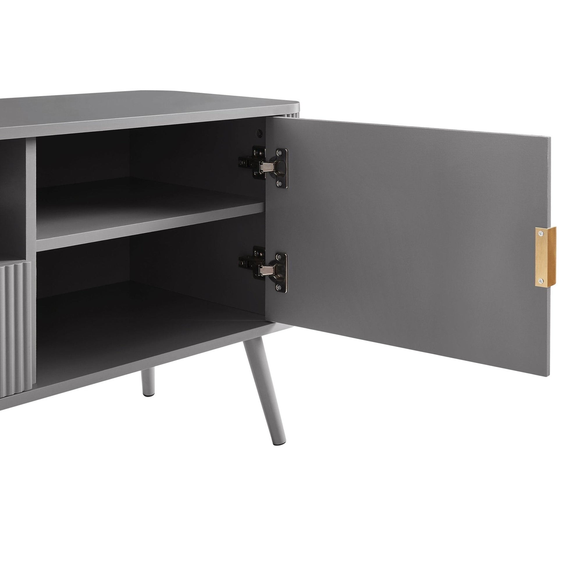 Hattie TV Unit - Light Grey - DUSK