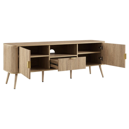 Hattie TV Unit - Light Wood - DUSK