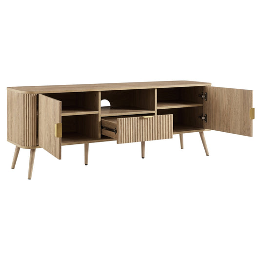 Hattie TV Unit - Light Wood - DUSK