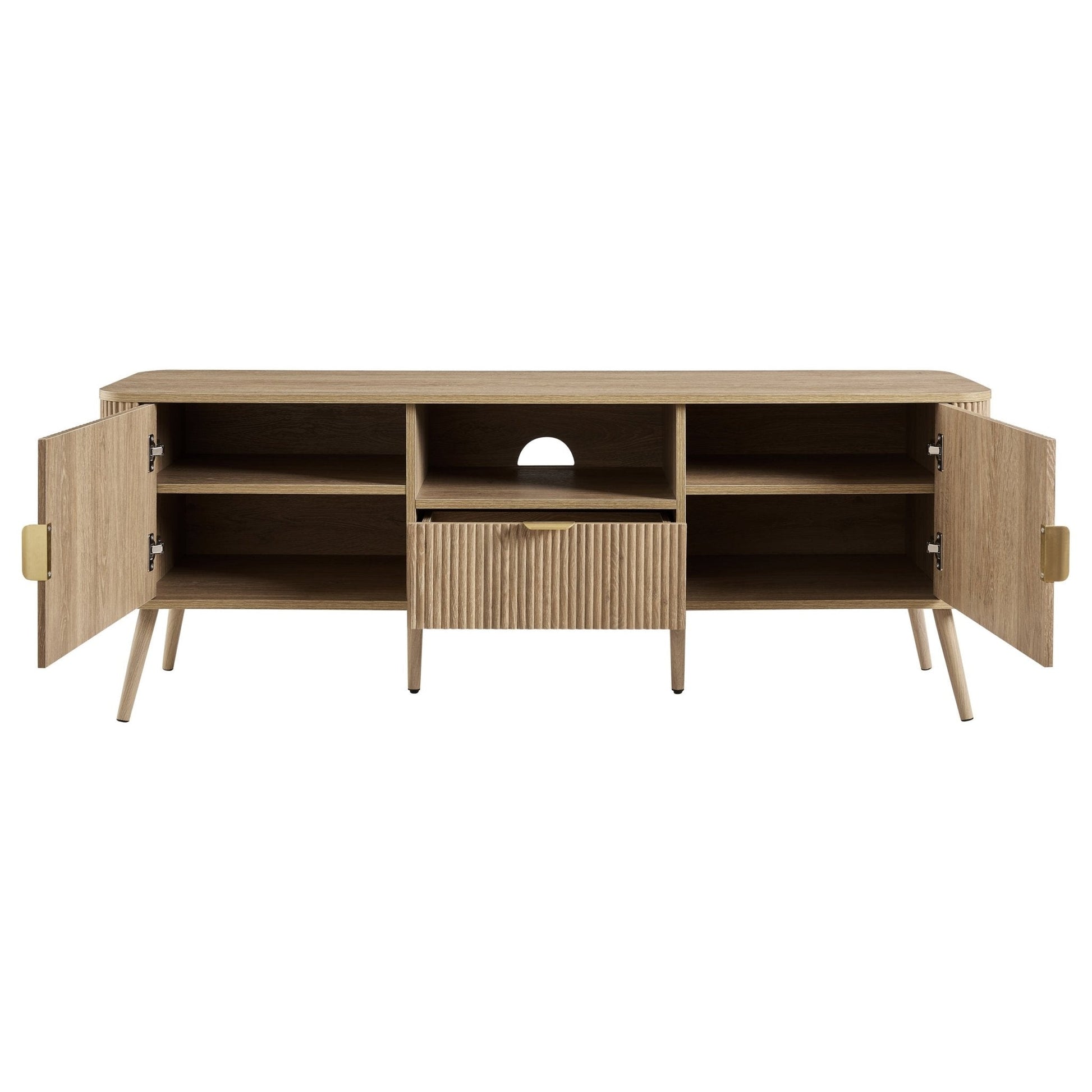 Hattie TV Unit - Light Wood - DUSK