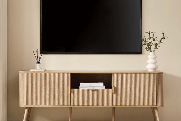 Hattie TV Unit - Light Wood - DUSK