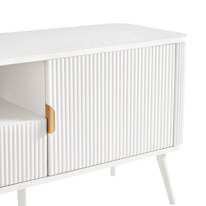 Hattie TV Unit - Warm White - DUSK