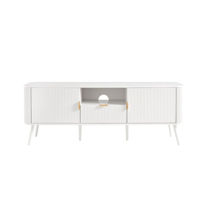 Hattie TV Unit - Warm White - DUSK