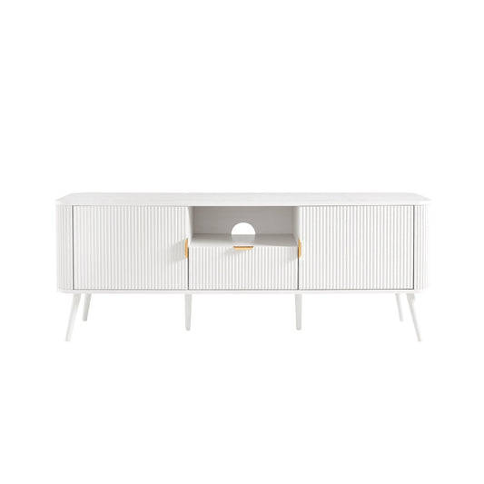 Hattie TV Unit - Warm White - DUSK