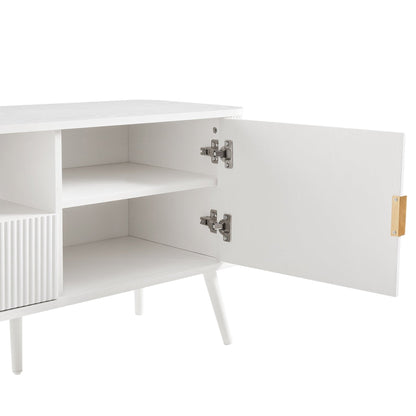 Hattie TV Unit - Warm White - DUSK