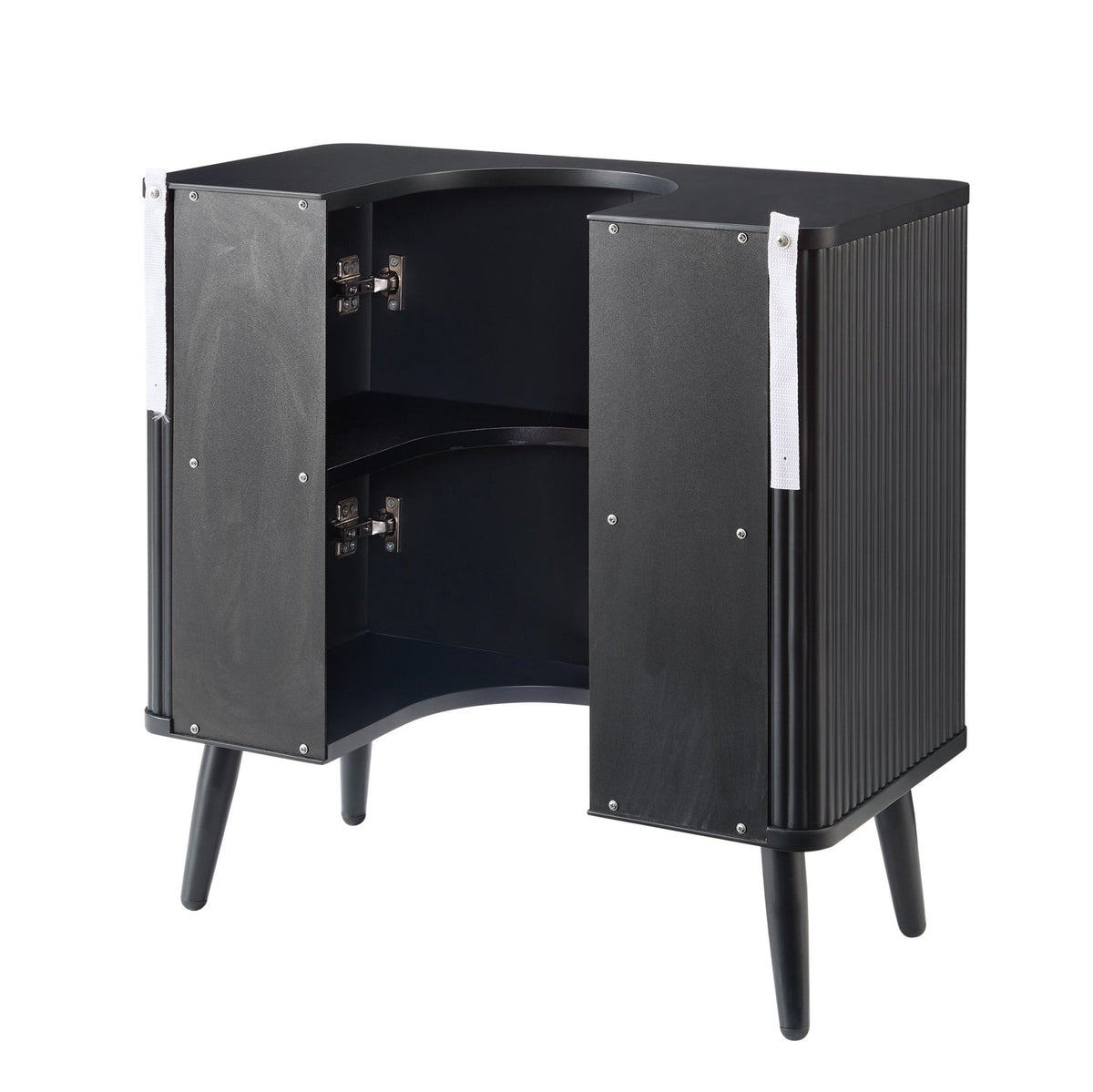 Hattie Under Sink Bathroom Cabinet - Black - DUSK