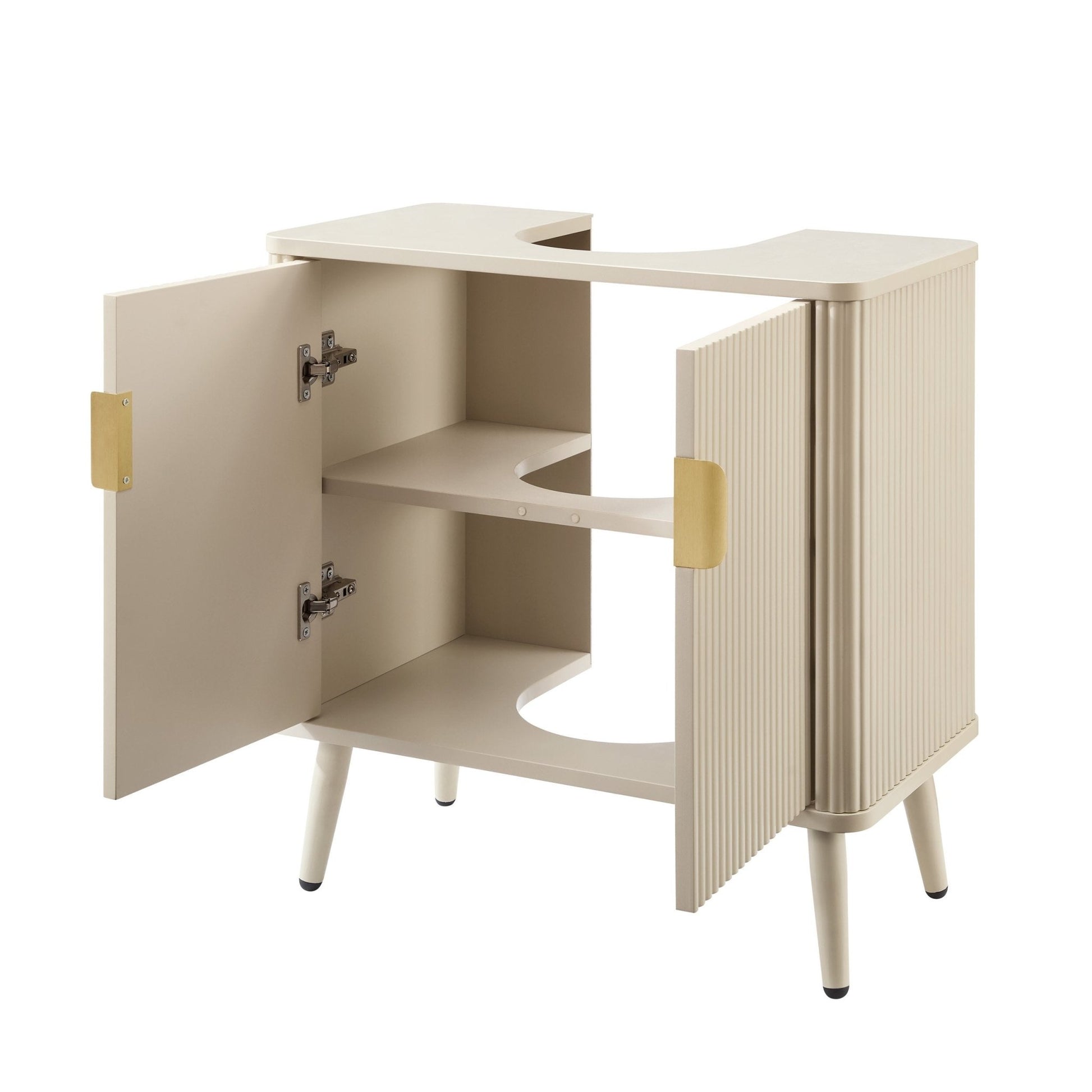 Hattie Under Sink Bathroom Cabinet - Oyster - DUSK