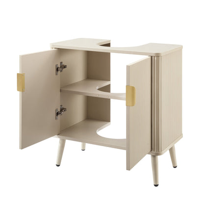 Hattie Under Sink Bathroom Cabinet - Oyster - DUSK