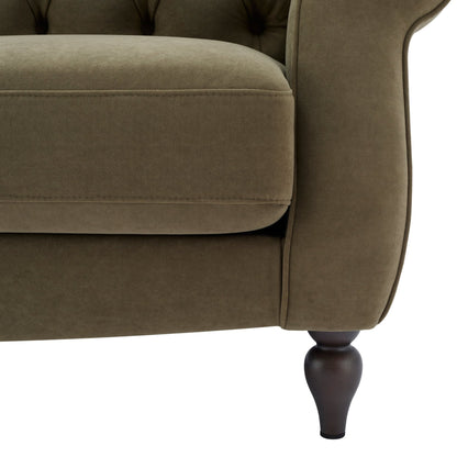 Hebden 2 Seater Sofa - Olive Green - DUSK