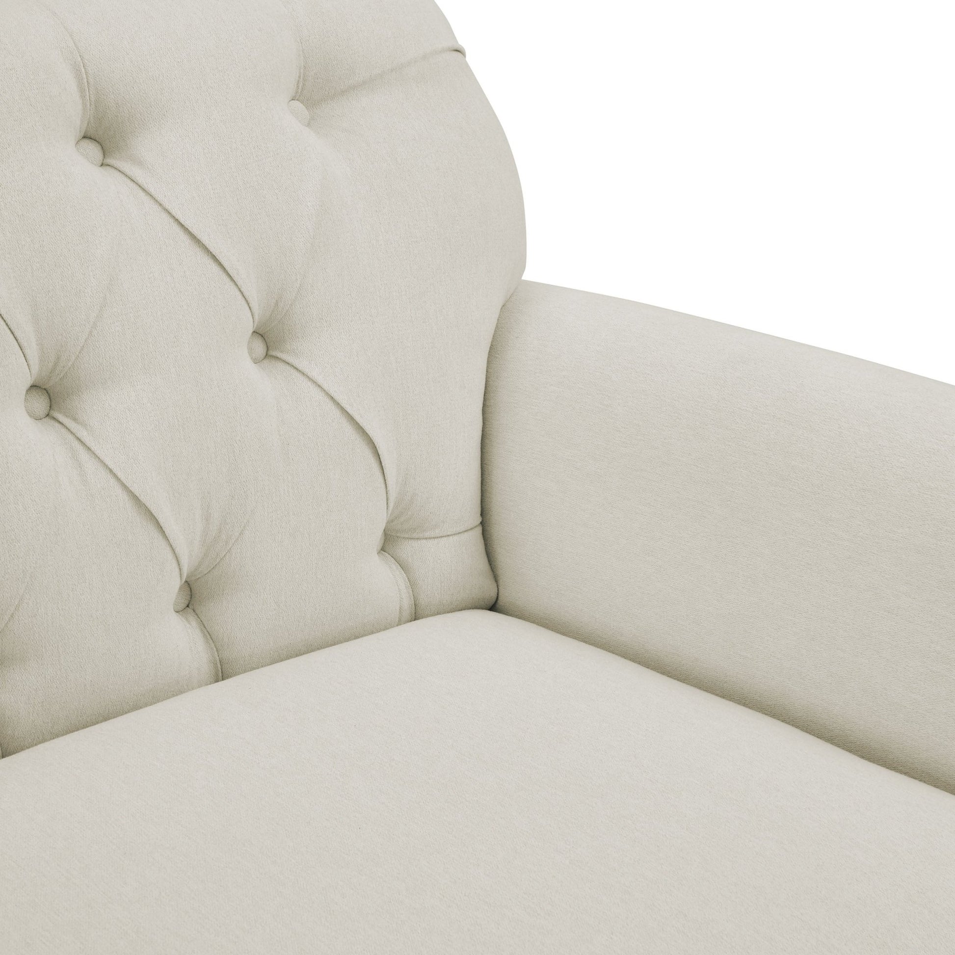 Hebden 3 Seater Sofa - Cream Linen - DUSK