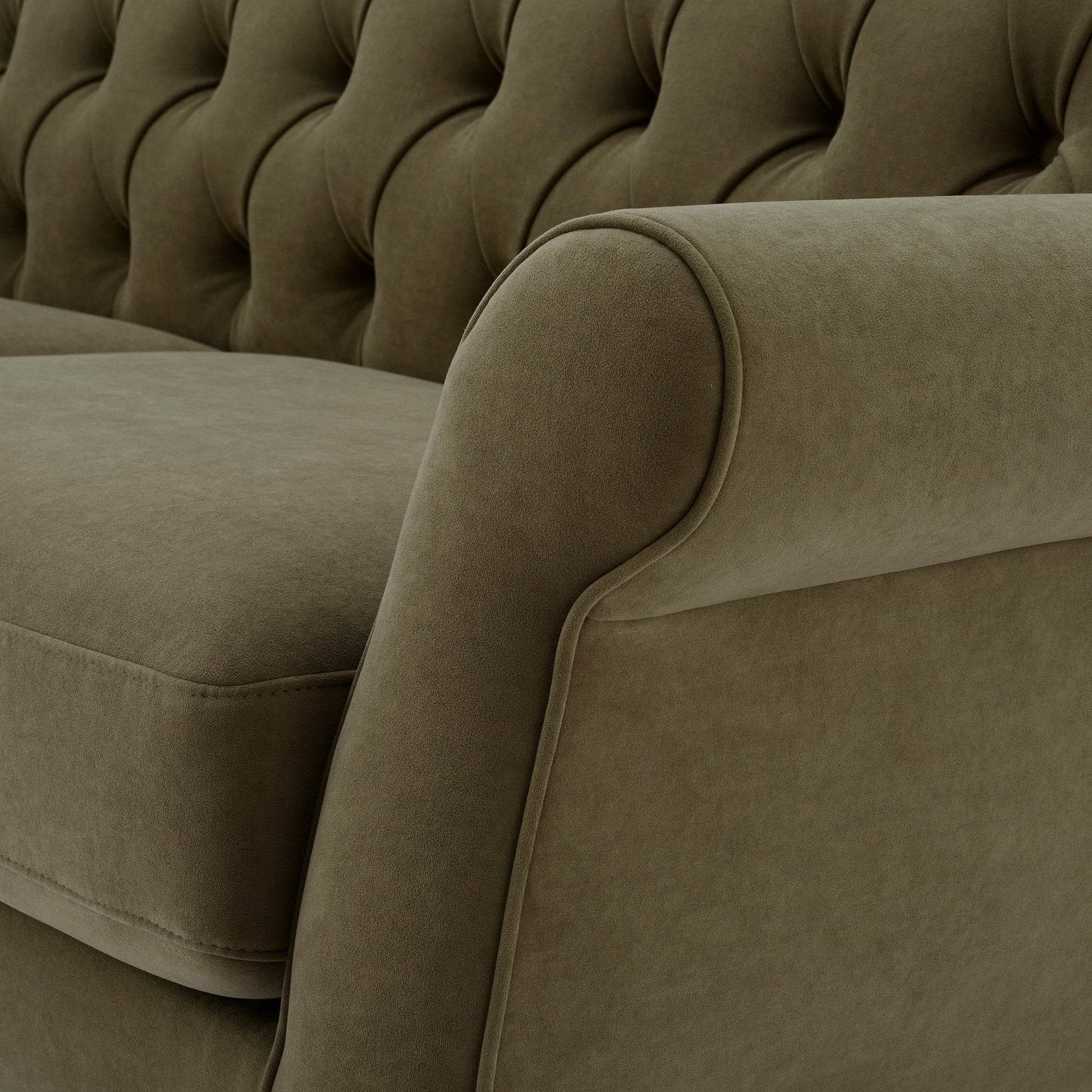 Hebden 3 Seater Sofa - Olive Green - DUSK
