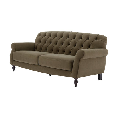 Hebden 3 Seater Sofa - Olive Green - DUSK