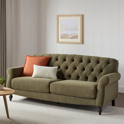 Hebden 3 Seater Sofa - Olive Green - DUSK