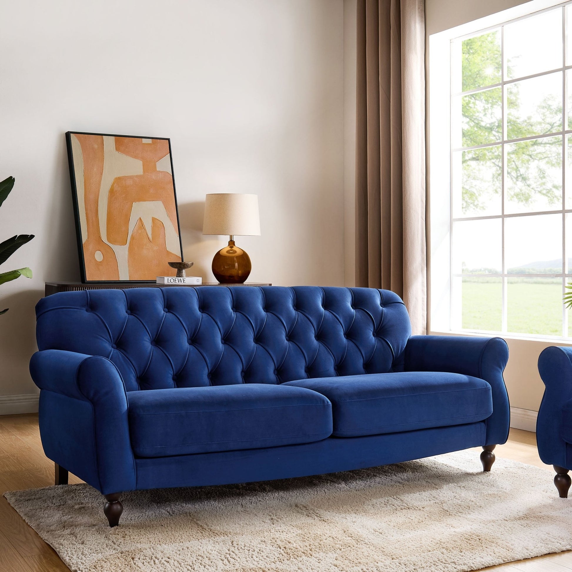 Hebden 3 Seater Sofa - Royal Blue - DUSK