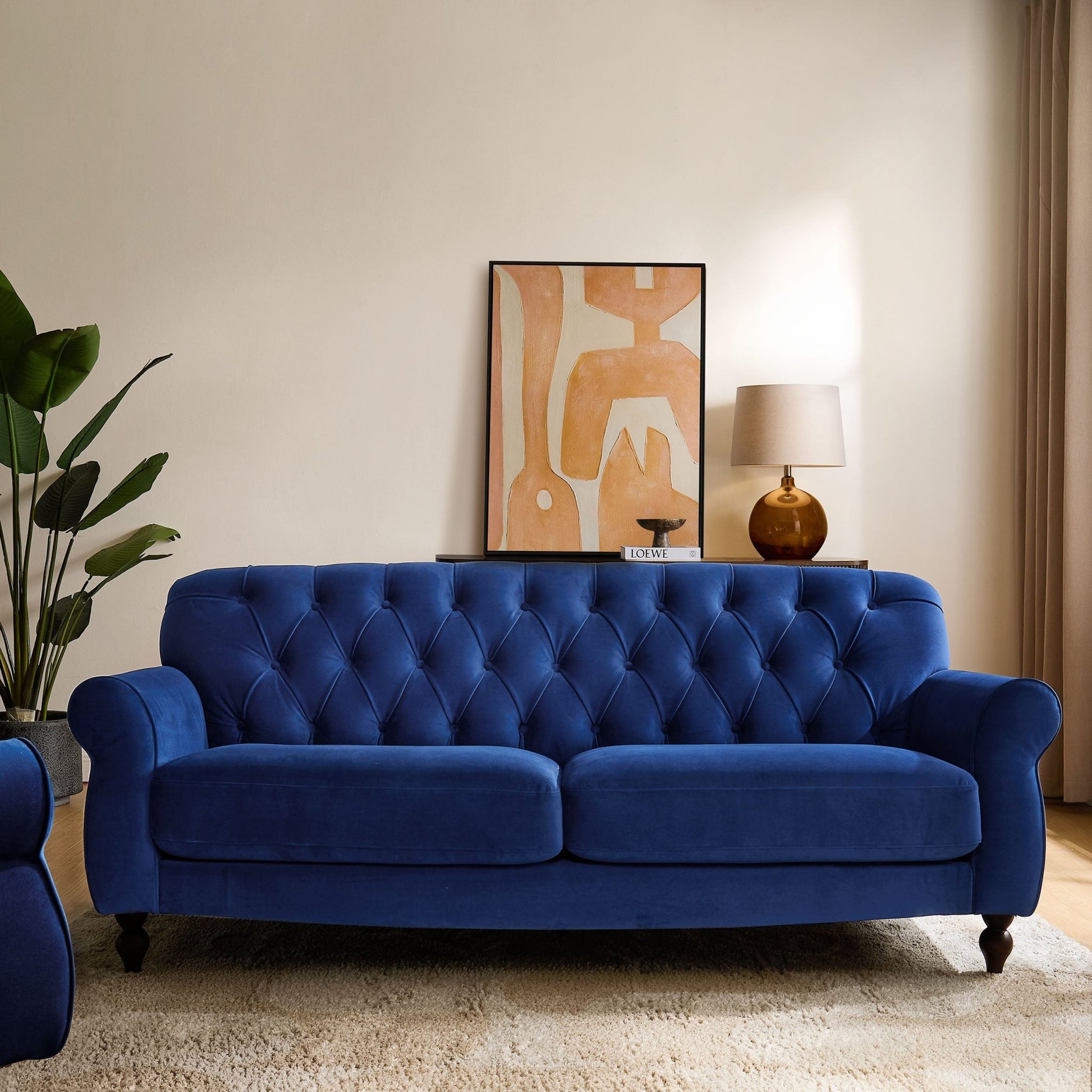 Hebden 3 Seater Sofa - Royal Blue - DUSK